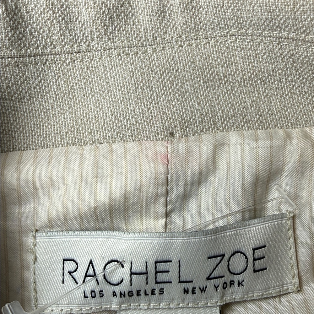NWT Rachel Zoe Women’s Linen Blend Button Front Vest Size Small - Picture 4 of 9
